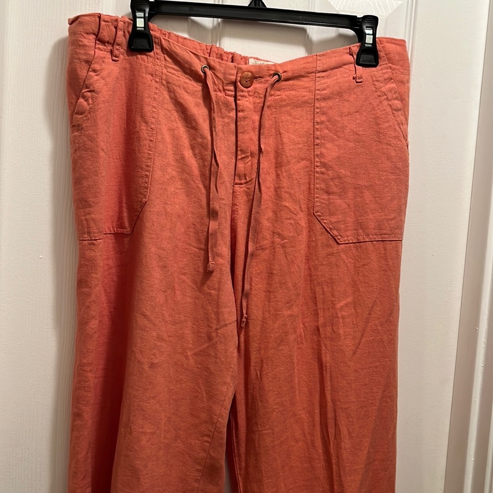 Just Living linen blend trousers